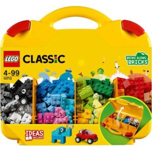 Kit LEGO Classic 10713 Mala Criativa com sortido de peças coloridas para brincar e guardar