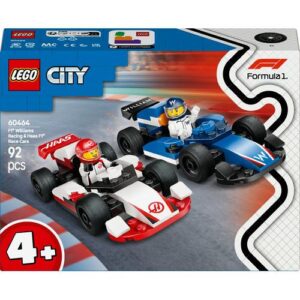 LEGO City 60464: Carros F1® Williams Racing e Haas F1®. Brinquedo de corrida para crianças.