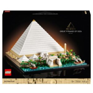 LEGO Architecture 21058 Grande Pirâmide de Gizé réplica detalhada