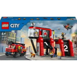 LEGO City 60414 - Quartel dos Bombeiros com Camião dos Bombeiros