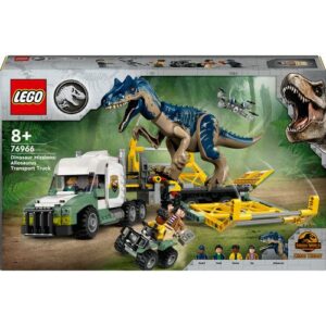LEGO Jurassic World 76966 - Missões de Dinossauros: Camião de Transporte de Alossauro