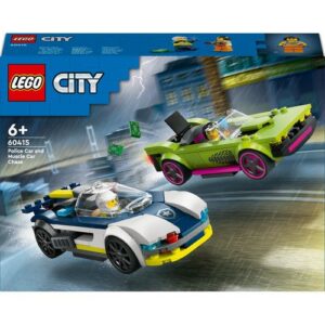 LEGO City 60415 - Perseguição de Carro da Polícia a Muscle Car