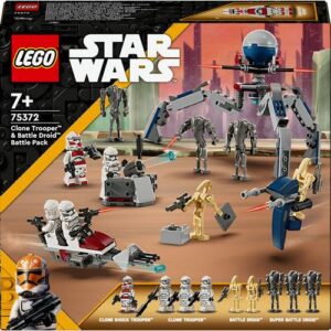 LEGO Star Wars™ 75372 - Pacote de Combate Clone Trooper™ e Battle Droid™