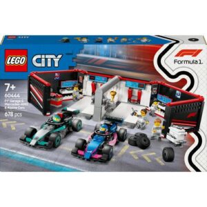 LEGO City 60444 - Garagem de Fórmula 1® e Carros da Mercedes-AMG e Alpine