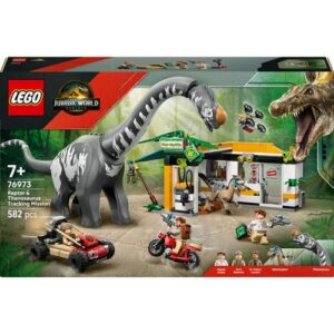 LEGO® Jurassic World 76973 - Missão de Localização de Raptor e Titanossauro