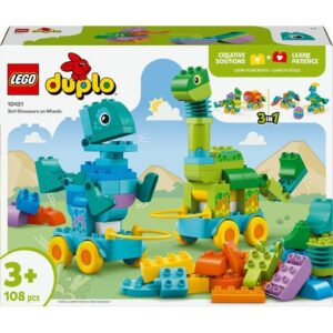 LEGO® DUPLO® Town 10451 - Dinossauros Sobre Rodas 3em1