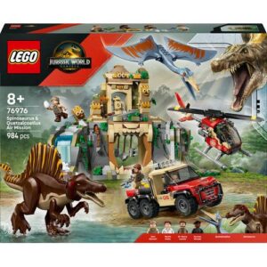 LEGO® Jurassic World 76976 - Missão Aérea com Espinossauro e Quetzalcoatlus